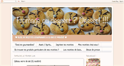 Desktop Screenshot of fromageoudessert-dessert.com
