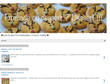 Tablet Screenshot of fromageoudessert-dessert.com
